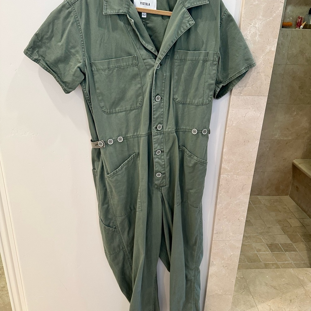 Pistola Olive Green Jumpsuit